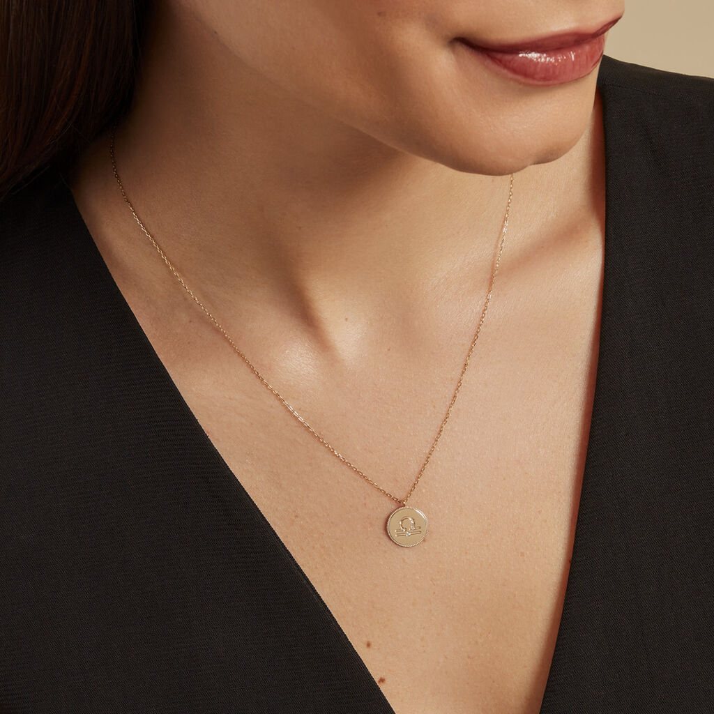 Collier Astrolae Or Jaune Diamant - Colliers Zodiaque Femme | Histoire d’Or