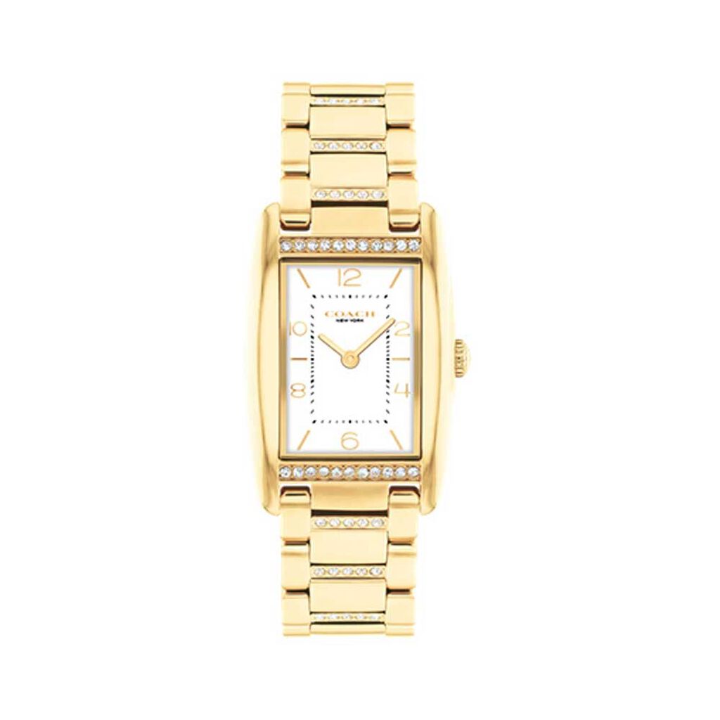 Montre Coach Reese Blanc - Id&eacute;es cadeaux Femme | Histoire d&rsquo;Or