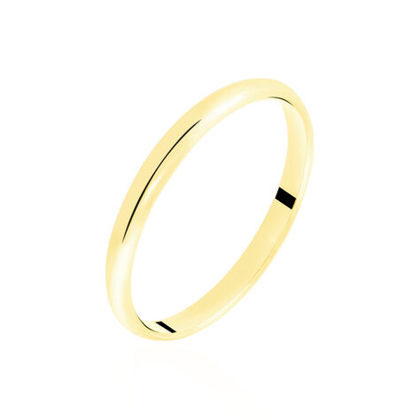 Alliance Demi Jonc Classique Or Jaune - Alliances Famille | Histoire d’Or