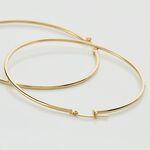 Cr&eacute;oles Agapanthe Or Jaune - Boucles d'oreilles cr&eacute;oles Femme | Histoire d&rsquo;Or