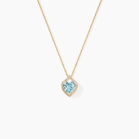 Collier Rosaline Or Jaune Topaze Et Oxyde De Zirconium - Colliers Femme | Histoire d’Or