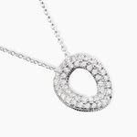 Collier Argent Blanc Irenaeus Oxydes De Zirconium - Colliers fantaisie Femme | Histoire d&rsquo;Or
