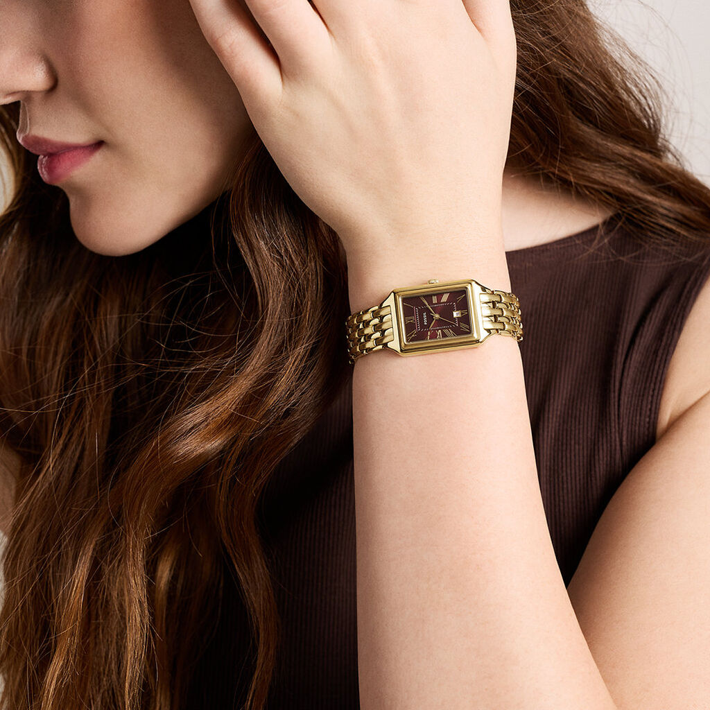 Montre Fossil Raquel Rouge - Montres Femme | Histoire d&rsquo;Or