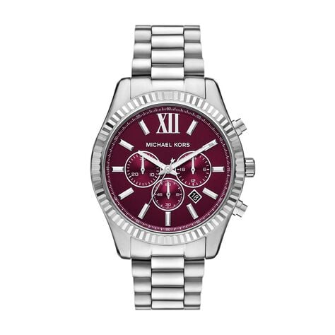 Montre Michael Kors Lexington Bordeaux - Montres Homme | Histoire d’Or