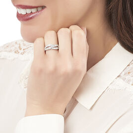 Bague Jonc Blondie Argent Oxyde De Zirconium - Bagues avec pierre Femme | Histoire d’Or