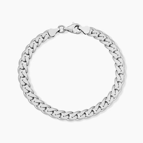 Bracelet Maille Argent Casper - Bracelets cha&icirc;ne Homme | Histoire d&rsquo;Or