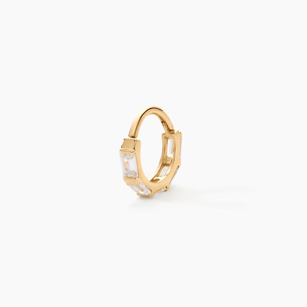 Piercing D'oreille Unitaire Dervila Or Jaune Oxyde De Zirconium - Piercings d'oreilles Femme | Histoire d&rsquo;Or