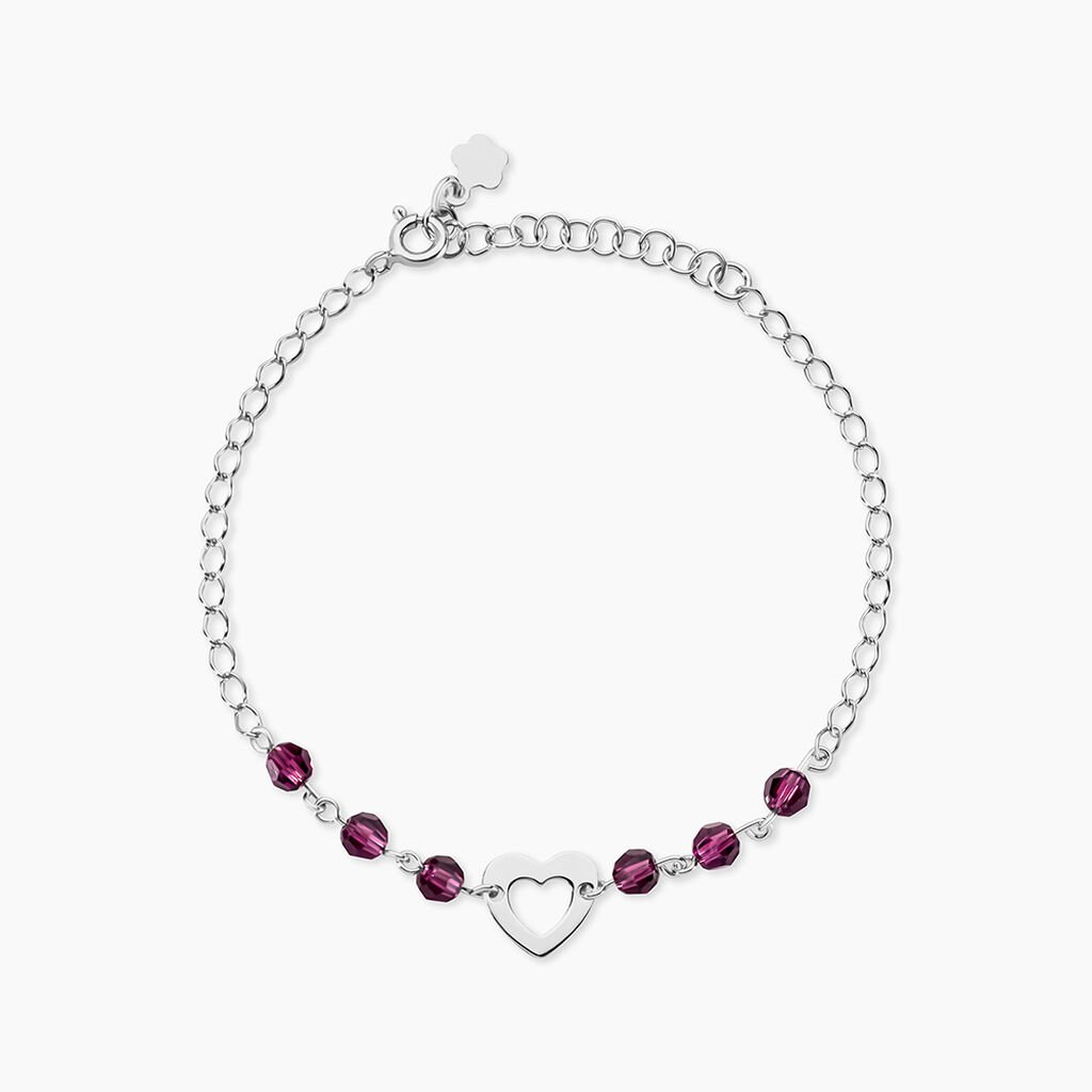 Bracelet Hazan Argent Blanc Pierre De Synthese - Bracelets Femme | Histoire d&rsquo;Or