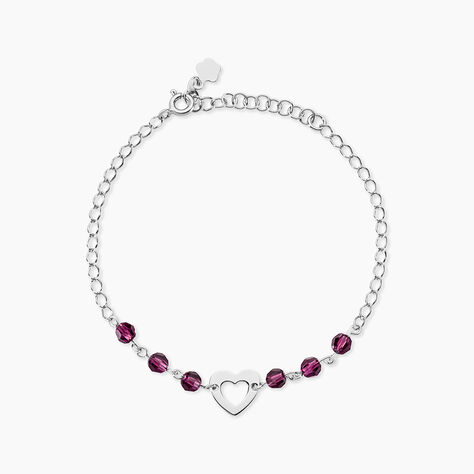 Bracelet Hazan Argent Blanc Pierre De Synthese - Bracelets Femme | Histoire d&rsquo;Or