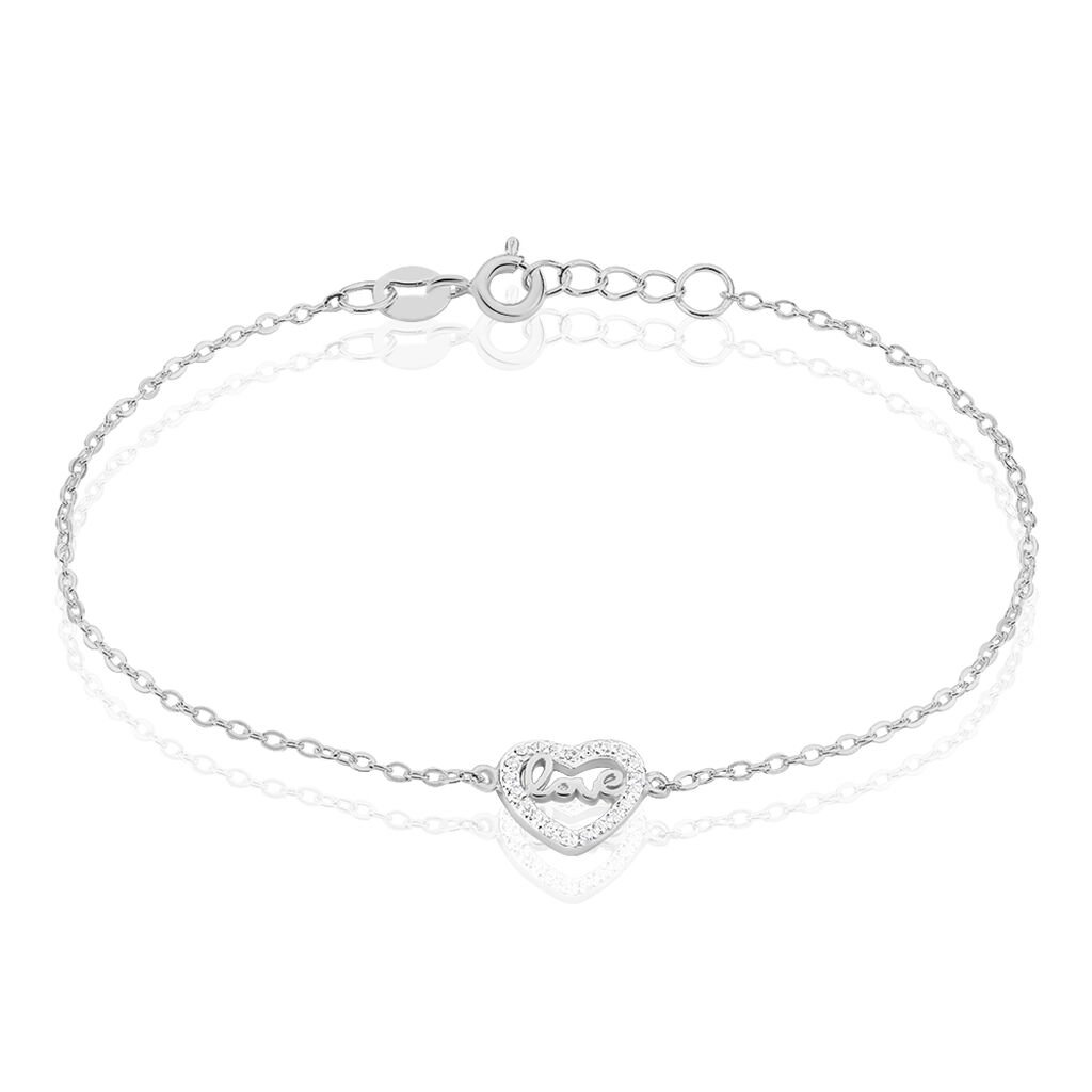 Bracelet Delicata Argent Blanc Oxyde De Zirconium - Bracelets Femme | Histoire d’Or
