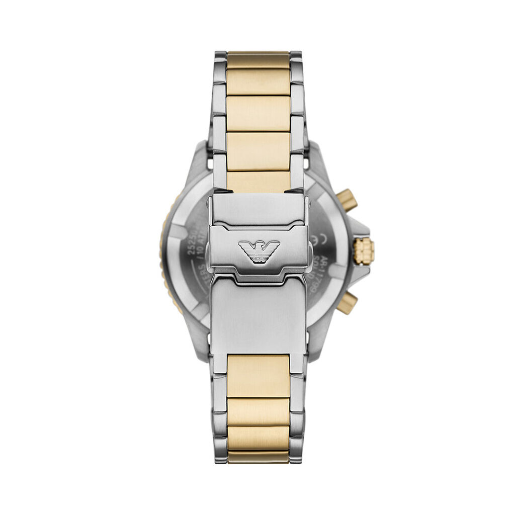Montre Emporio Armani World Explorer Noir - Montres solaires Homme | Histoire d&rsquo;Or