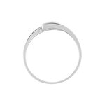 Bague Solitaire Camilia Or Blanc Oxyde De Zirconium - Bagues solitaires Femme | Histoire d&rsquo;Or