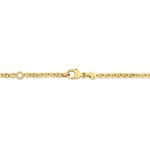 Bracelet Identit&eacute; Fanelia Maille Marine Or Jaune - Bracelets Communion Enfant | Histoire d&rsquo;Or