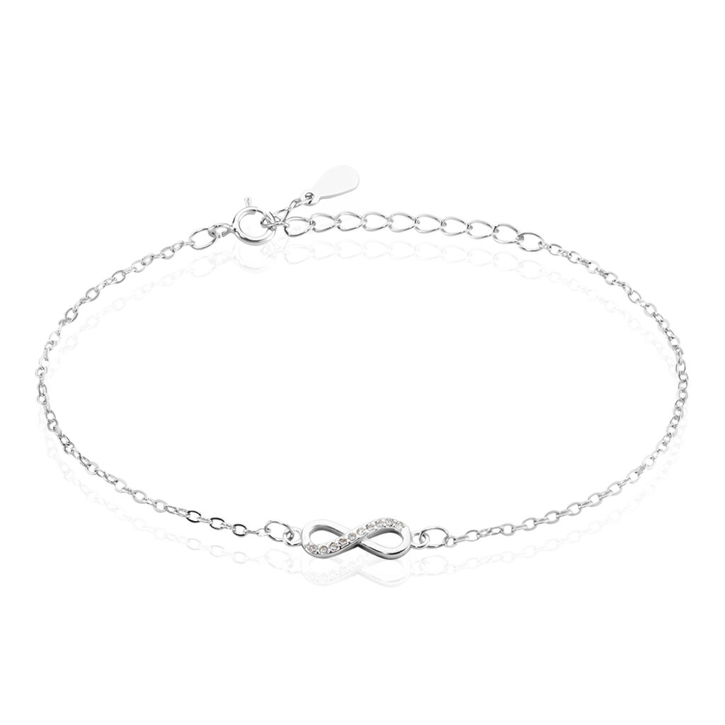 Bracelet Immortelle Argent Blanc Oxyde De Zirconium - Bracelets fantaisie Femme | Histoire d’Or