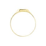 Chevali&egrave;re Malcolm Carree Or Jaune Oxyde De Zirconium - Bagues solitaires Homme | Histoire d&rsquo;Or