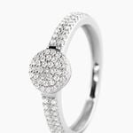 Bague Lisyae Or Blanc Diamants - Bagues avec pierre Femme | Histoire d&rsquo;Or