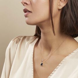 Collier Brigita Plaqué Or Pierre De Synthese Et Oxyde De Zirconium - Colliers fantaisie Femme | Histoire d’Or