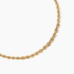 Collier Cordelia Maille Corde Or Jaune - Chaines Femme | Histoire d&rsquo;Or
