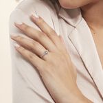 Bague Solitaire Crista Or Jaune Topaze Et Oxyde - Bagues solitaires Femme | Histoire d&rsquo;Or