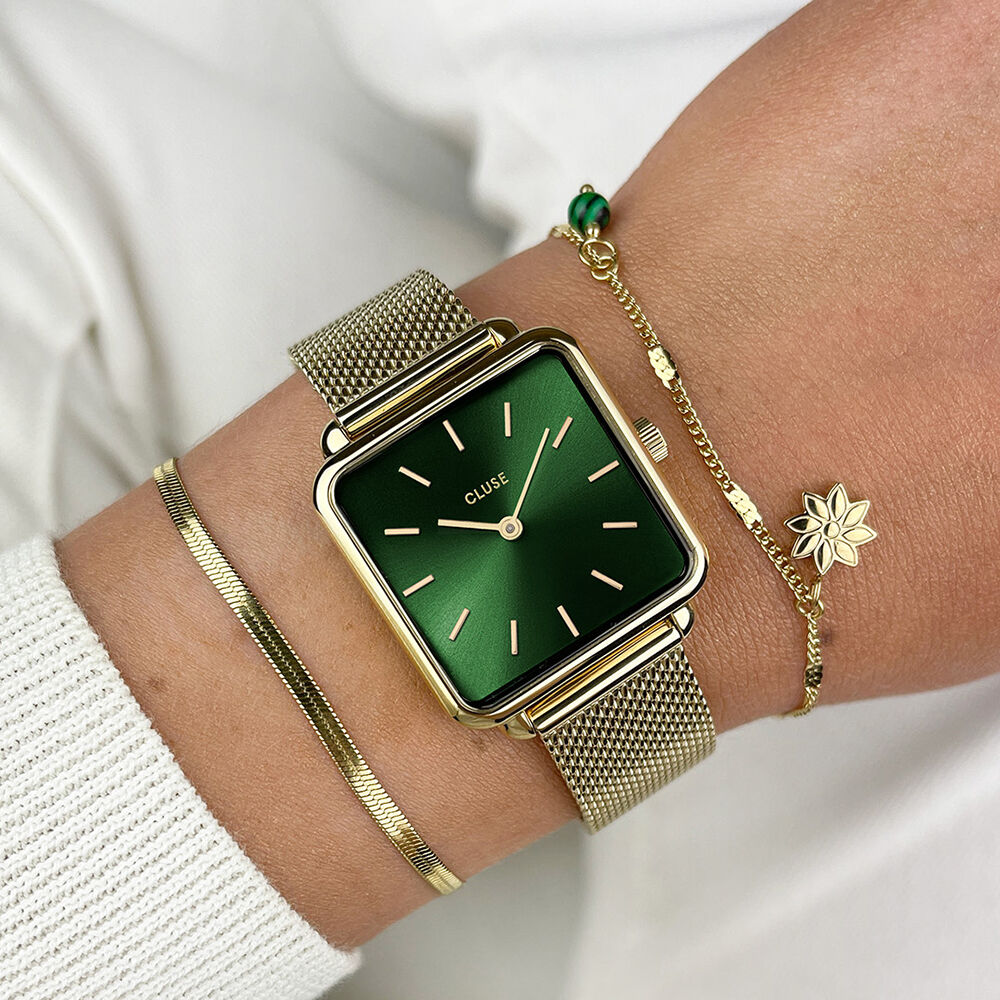 Montre Cluse La T tragone Vert