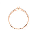 Bague Solitaire Hemera Or Rose Diamant - Bagues solitaires Femme | Histoire d&rsquo;Or
