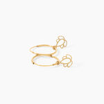 Cr&eacute;oles Belita Or Jaune - Boucles d'oreilles cr&eacute;oles Femme | Histoire d&rsquo;Or