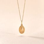 Pendentif Virgee Or Jaune - Pendentifs Communion Femme | Histoire d&rsquo;Or