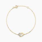 Bracelet Eliana Or Jaune Oxyde De Zirconium - F&ecirc;te des m&egrave;res Femme | Histoire d&rsquo;Or