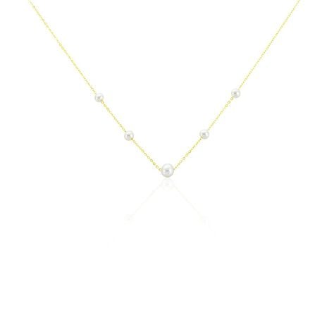 Collier Or Jaune Yolanda Perles De Culture - Colliers Femme | Histoire d’Or