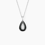 Collier Boyce Argent Blanc C&eacute;ramique Oxyde De Zirconium - Colliers fantaisie Femme | Histoire d&rsquo;Or