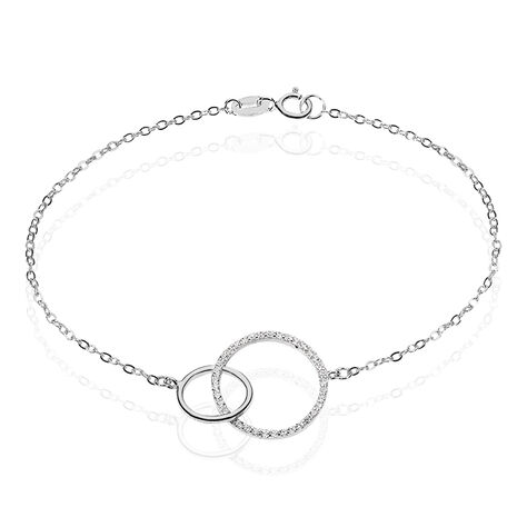 Bracelet Yalaz Argent Blanc Oxyde De Zirconium - Bracelets Femme | Histoire d’Or