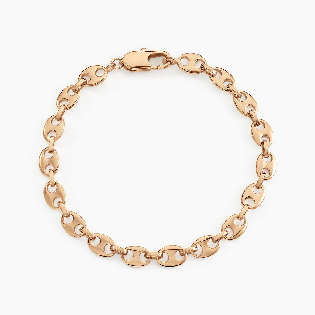 Bracelet William Plaqu&eacute; Or Jaune - Bracelets cha&icirc;ne Femme | Histoire d&rsquo;Or