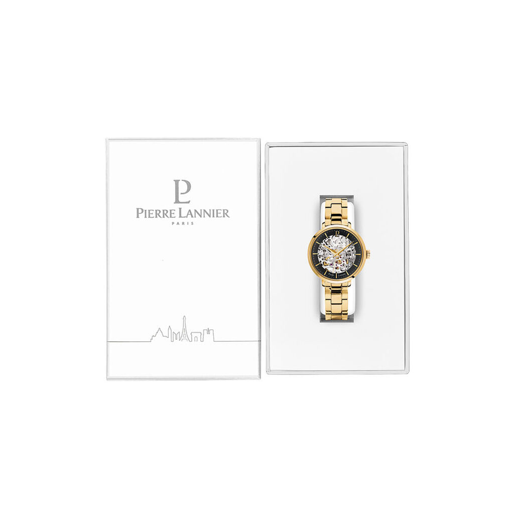 Montre Pierre Lannier Automatique 35 Noir - Montres Femme | Histoire d’Or