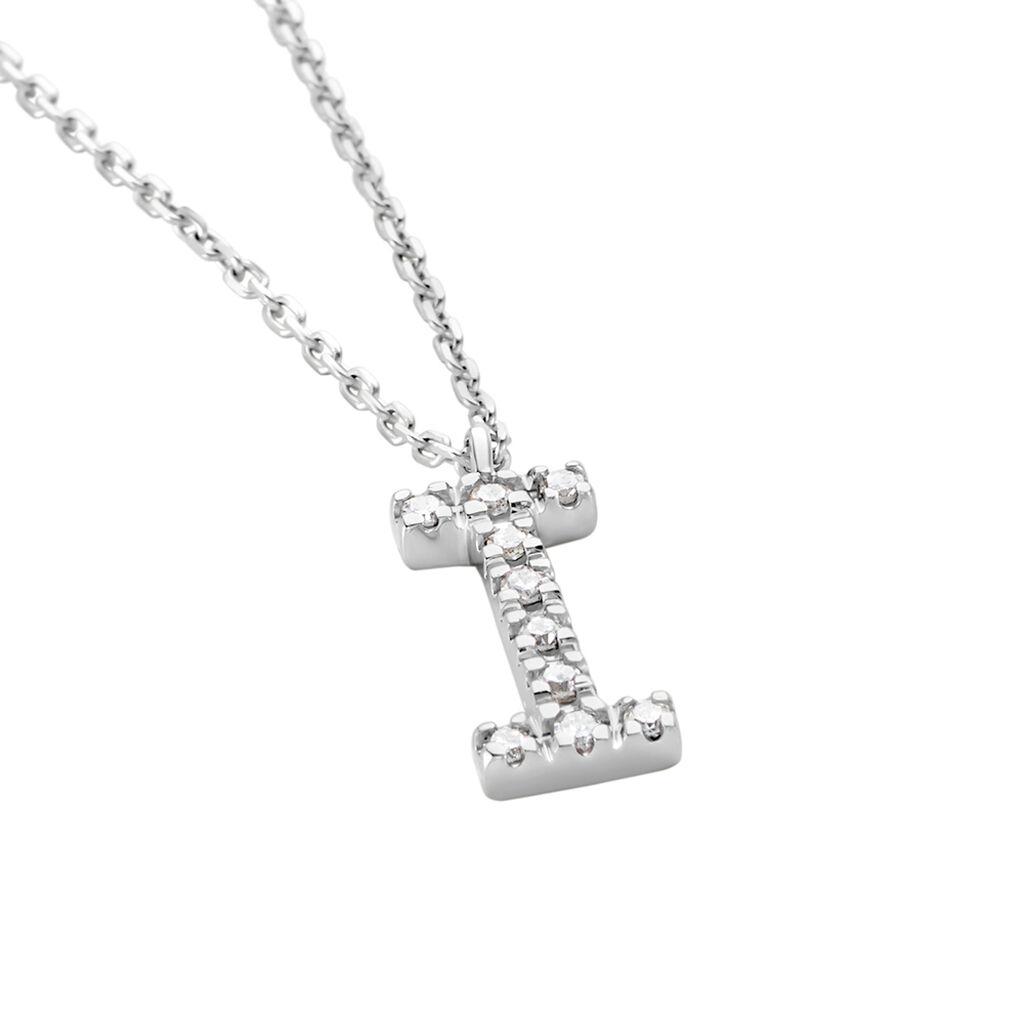 Collier Oran Or Blanc Diamant - Colliers Femme | Histoire d’Or