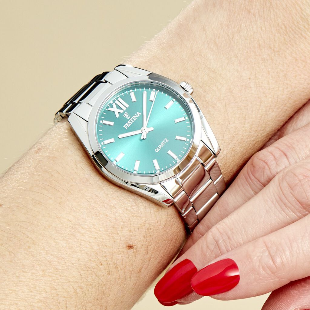 Montre Festina Boyfriend Vert - Montres Femme | Histoire d’Or