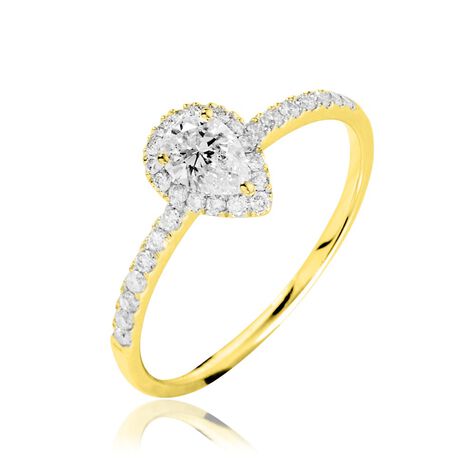 Bague Solitaire Tatiana Or Jaune Diamant - Bagues solitaires Femme | Histoire d’Or