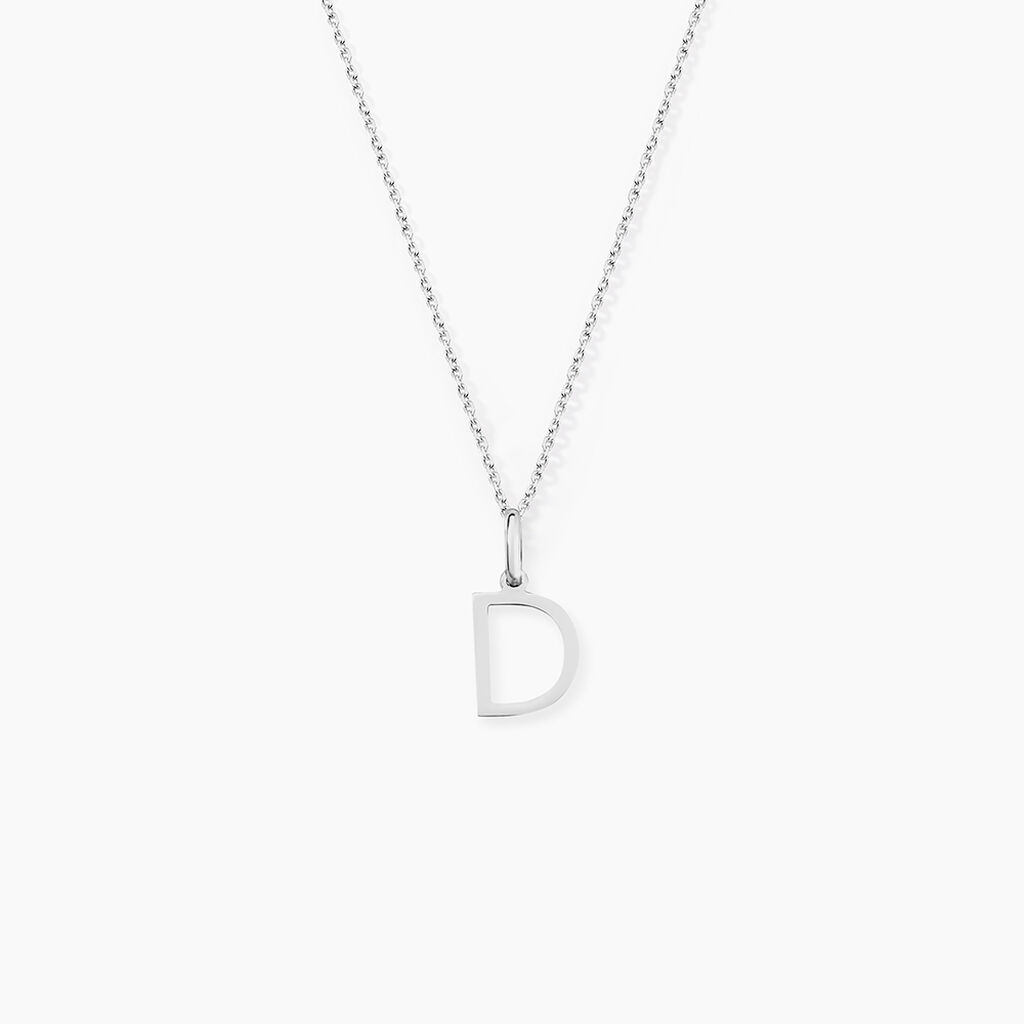Pendentif Ionia Lettre Or Blanc - Pendentifs Famille | Histoire d&rsquo;Or