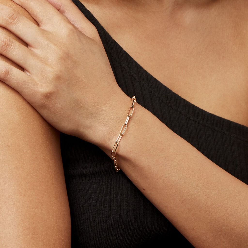 Bracelet Neala Plaqué Or Jaune - Bracelets chaîne Femme | Histoire d’Or
