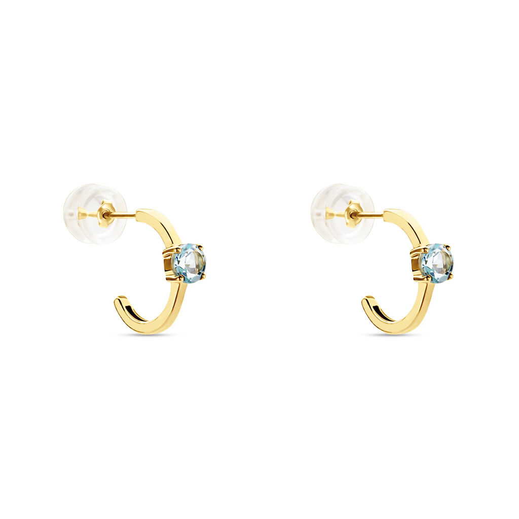 Créoles Nottingham Or Jaune Topaze - Boucles d'oreilles créoles Famille | Histoire d’Or
