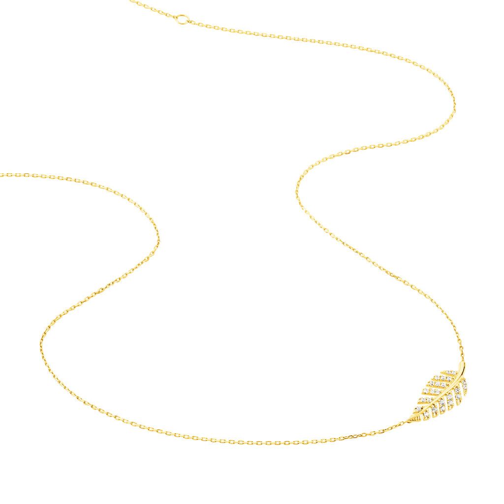 Collier Tourkia Or Jaune Oxyde De Zirconium - Colliers Femme | Histoire d’Or