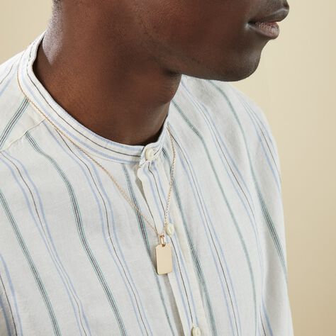 Collier Plaqué Or Jaune Idiattis - Colliers Homme | Histoire d’Or