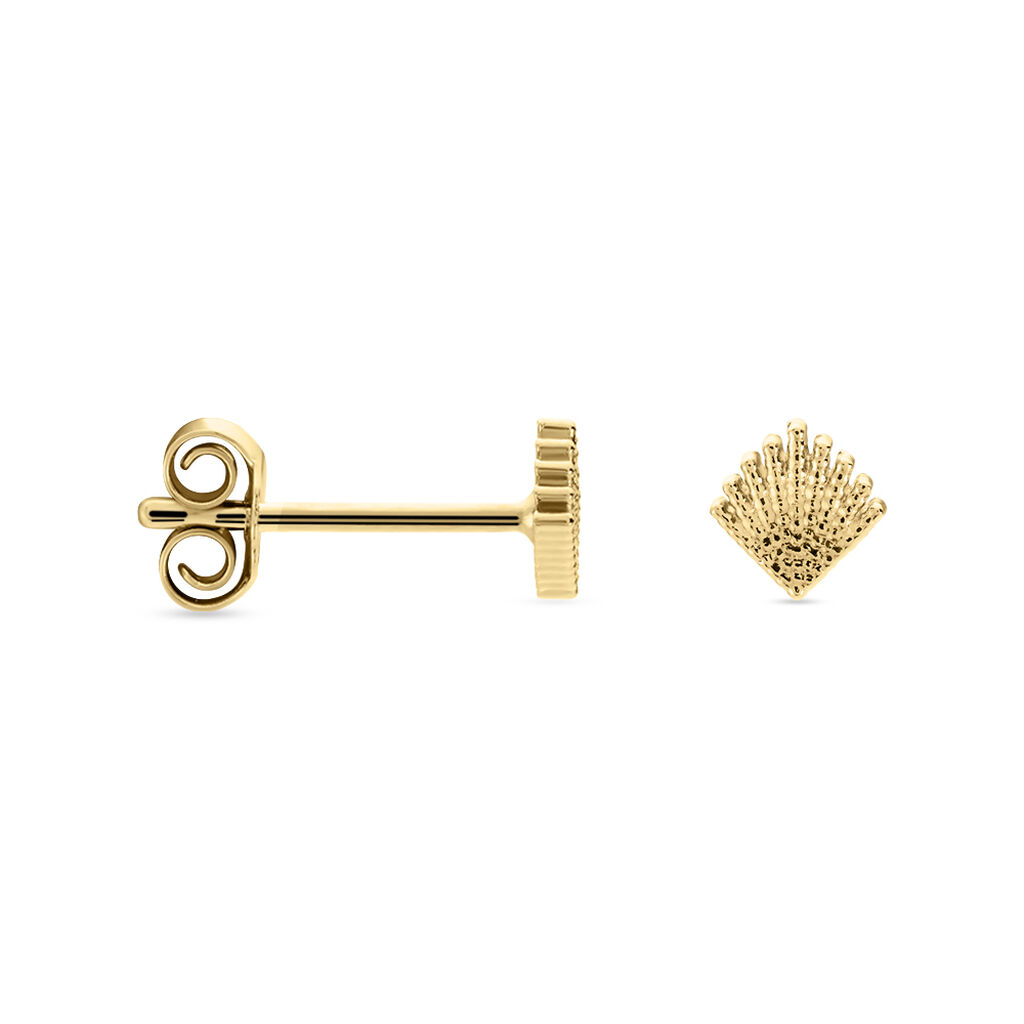 Boucles D'oreilles Puces Christabella Plaqué Or Jaune - Boucles d'oreilles fantaisie Femme | Histoire d’Or