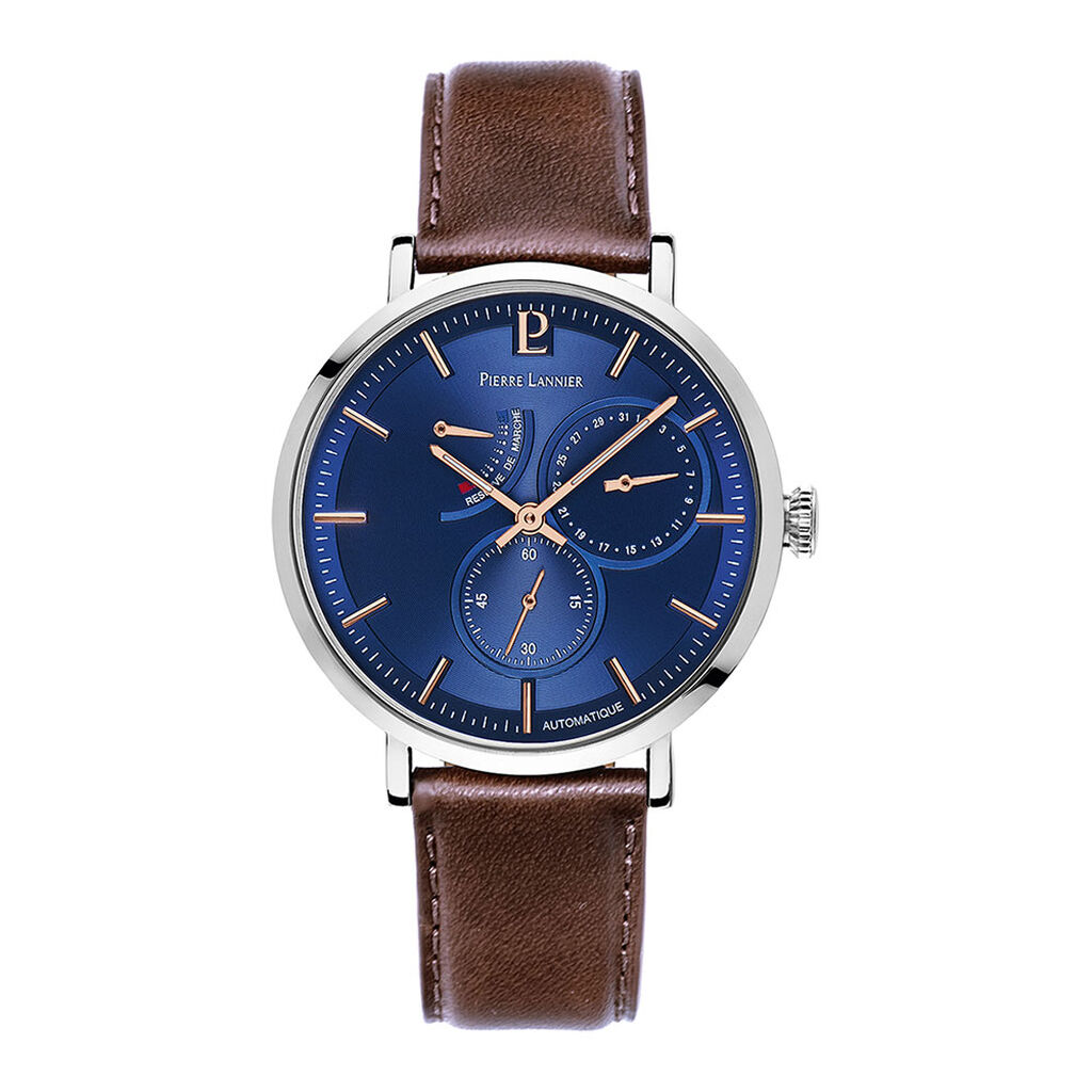 Montre Pierre Lannier Collection Evidence Bleu - Montres Homme | Histoire d’Or