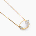Collier Tahina Or Jaune Nacre Diamant - Colliers Femme | Histoire d&rsquo;Or