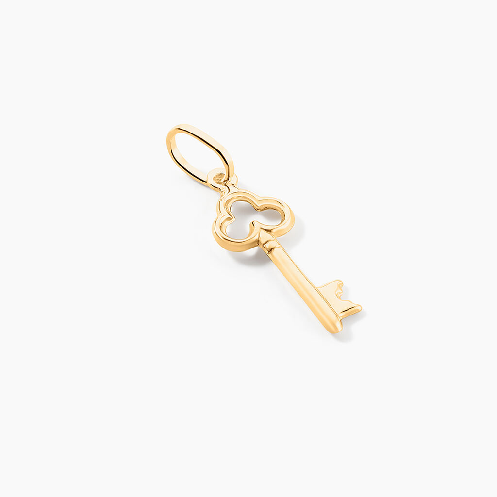 Pendentif Fatilia Clef Coeur Or Jaune - Pendentifs Famille | Histoire d&rsquo;Or