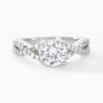 Bague Karin Argent Blanc Oxyde De Zirconium - Bagues solitaires Femme | Histoire d&rsquo;Or