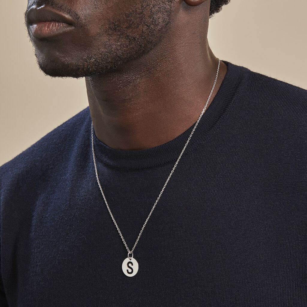 Pendentif Elio S Argent Blanc - Pendentifs Famille | Histoire d’Or
