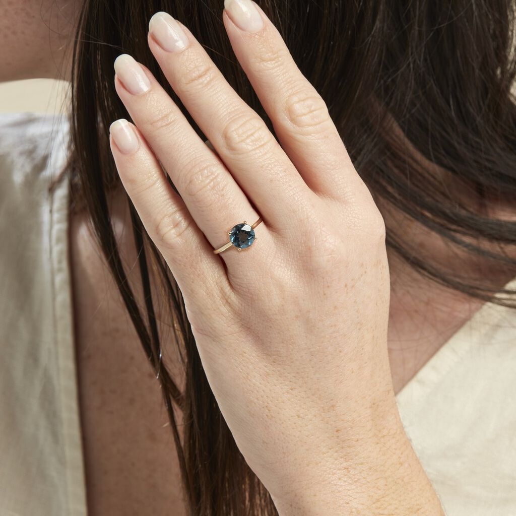 Bague Or Jaune Wilfreda Topaze - Bagues solitaires Femme | Histoire d’Or
