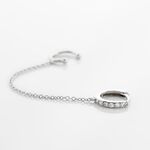 Bijou D'oreille Unitaire Argent Blanc Haim Oxydes De Zirconim - Boucles d'oreilles fantaisie Femme | Histoire d&rsquo;Or