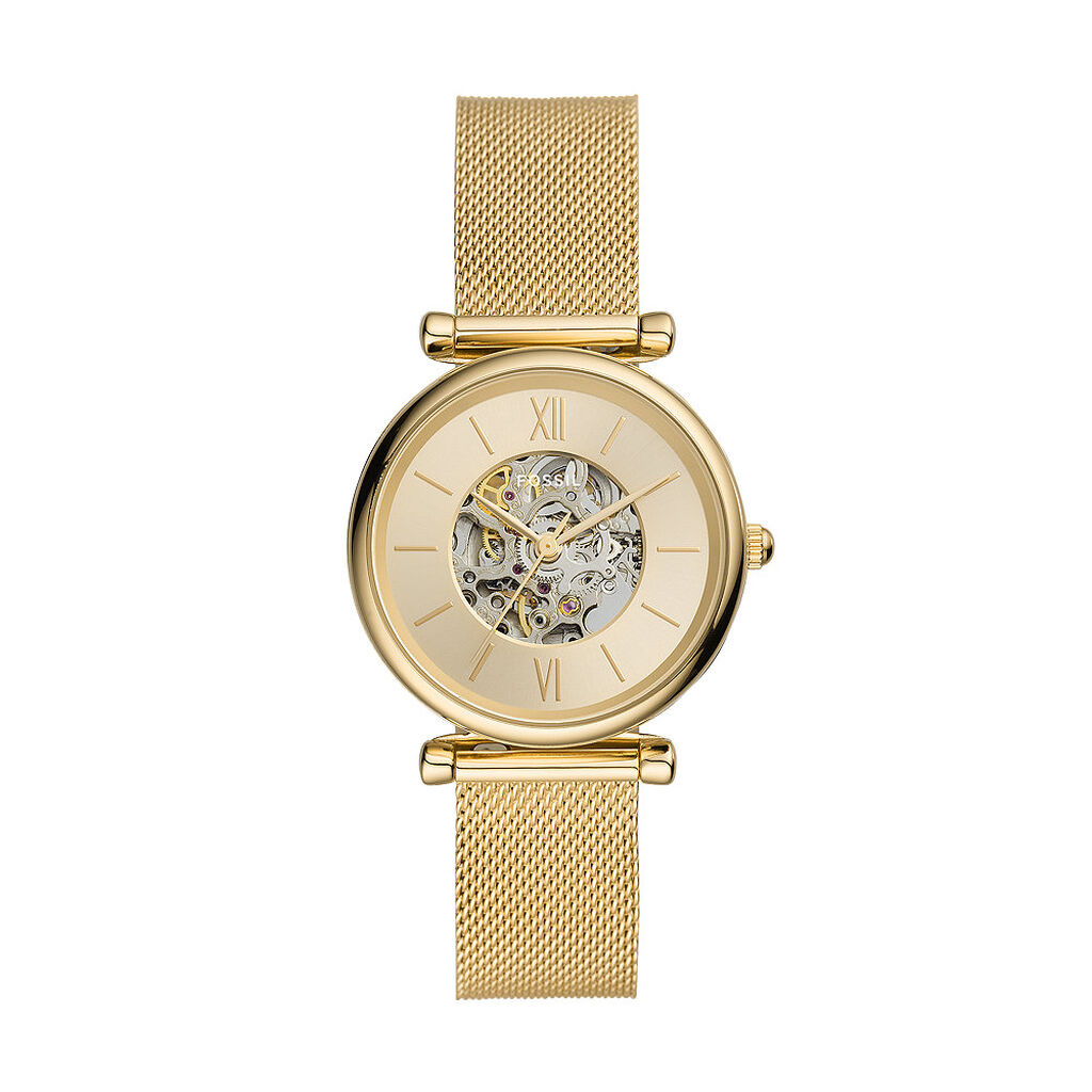 Montre Fossil Carlie Mini Me Dor&eacute; - Montres Femme | Histoire d&rsquo;Or